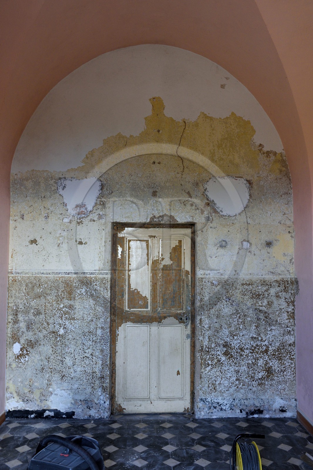 France, Var (83), Iles d'Hyères, parc national de Port Cros, Ile de Porquerolles, le phare de Porquerolles
