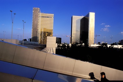 France, Paris (75), la Bibliothèque Nationale de France ou François Mitterrand par l'architecte Dominique Perrault