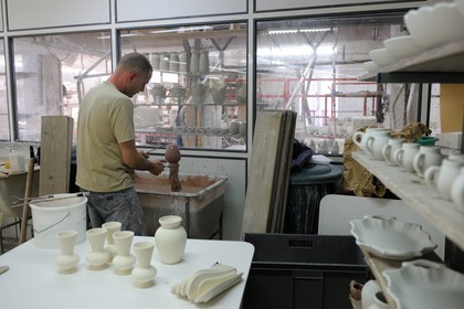 France, Finistère (29), Quimper, la faïencerie HB Henriot