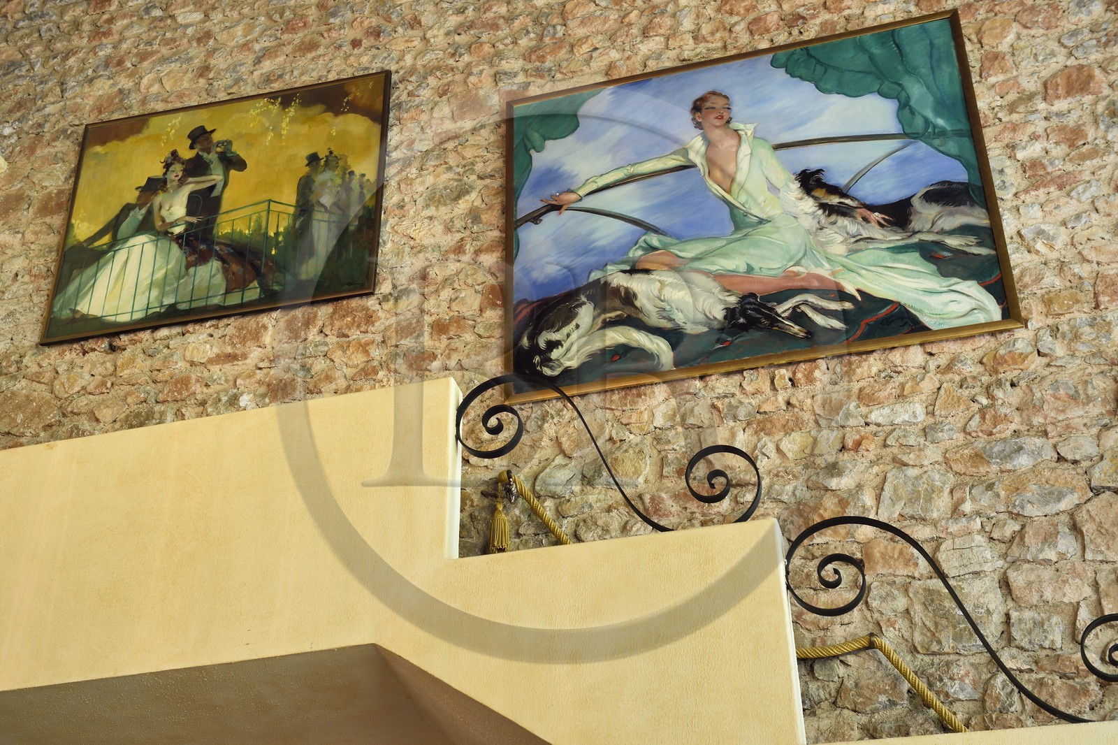 France, Alpes-Maritimes (06), Cannes, la villa Domergue, oeuvres du peintre Jean-Gabriel Domergue