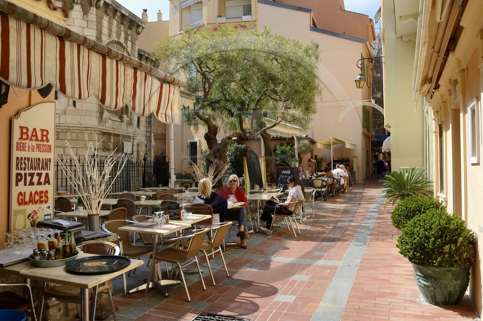 Principality of Monaco, Monaco, the old town on the Rock, Don Pacchiero square