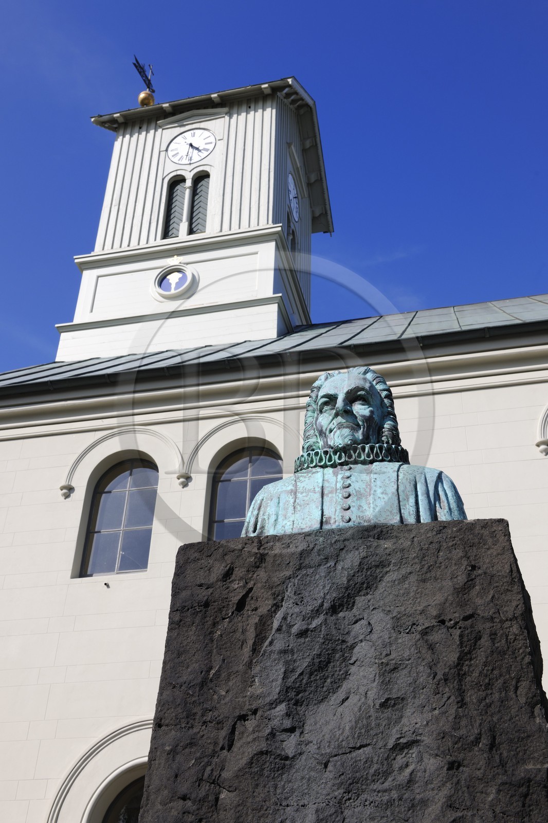 Islande, Reykjavik, la cathédrale Domkirkjan