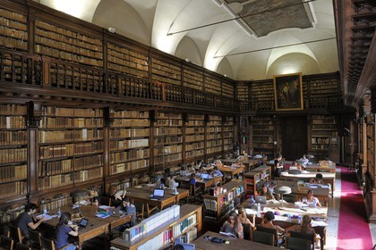 Italie, Lombardie, Milan, Académie de Brera (Accademia di Brera), bibliothèque Nationale de Brera (Biblioteca Nazionale Braidense)