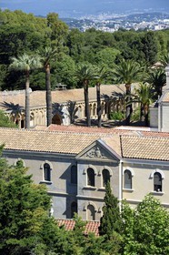 France, Alpes-Maritimes, Lerins Islands, Saint-Honorat island, Abbey of Lerins