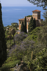Italy, Liguria, Province of Imperia, Ventimiglia, Hanbury Botanical Garden, Palazzo Orengo