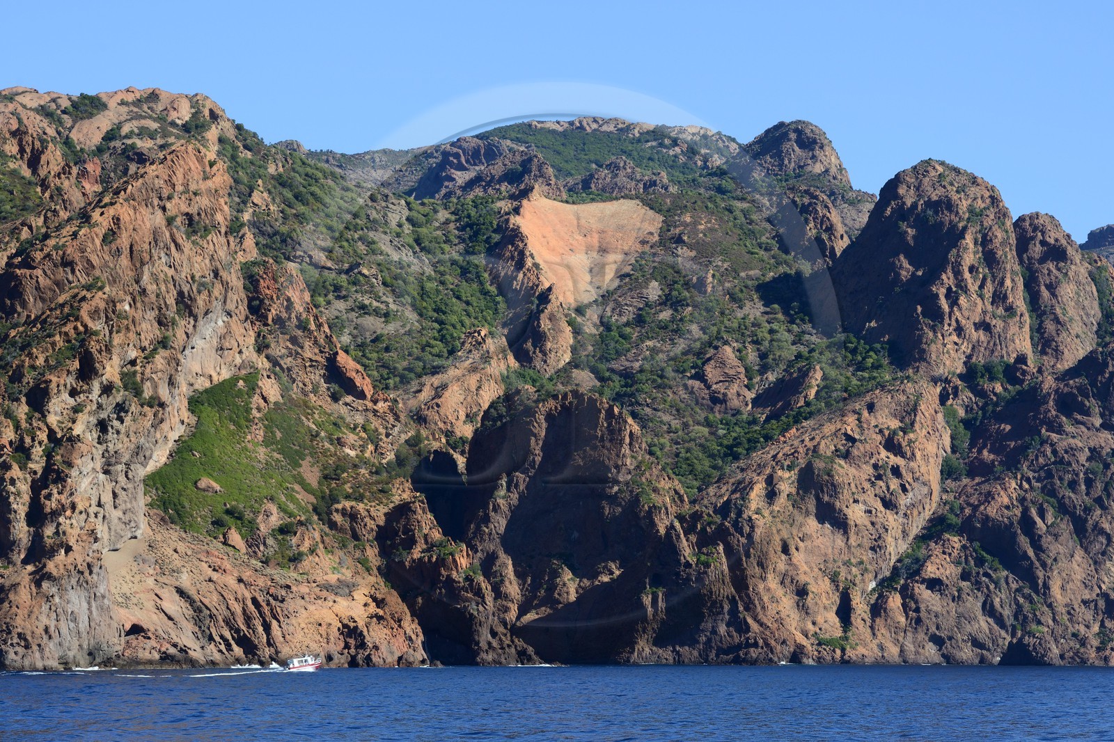 France, Corse du Sud, Golfe de Porto, listed as World Heritage by UNESCO, Scandola Nature Reserve