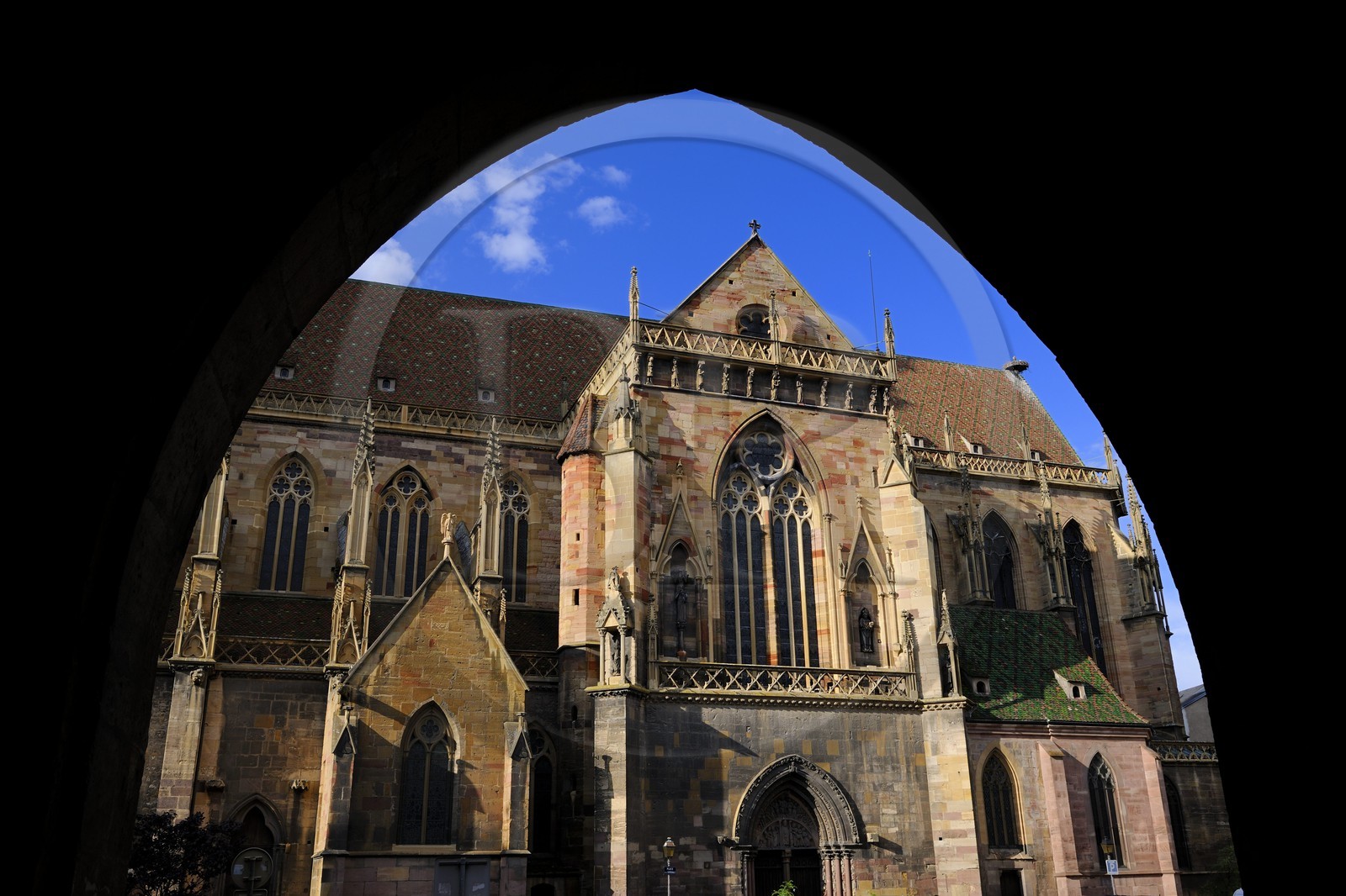 France, Haut-Rhin (68), Colmar, cathédrale collégiale Saint-Martin