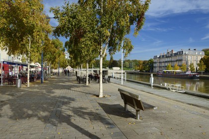 France, Meuse (55), Verdun, le quai de Londres