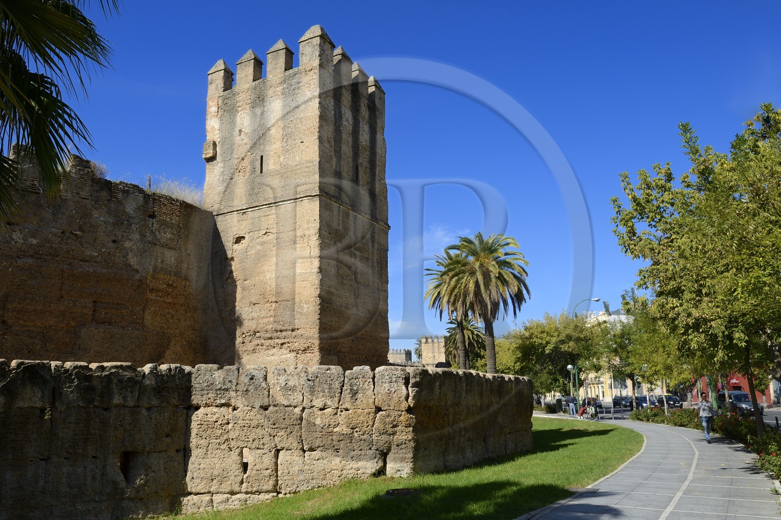 Espagne, Andalousie, Séville, quartier de la Macarena, derniers vestiges des remparts qui ceinturaient la ville