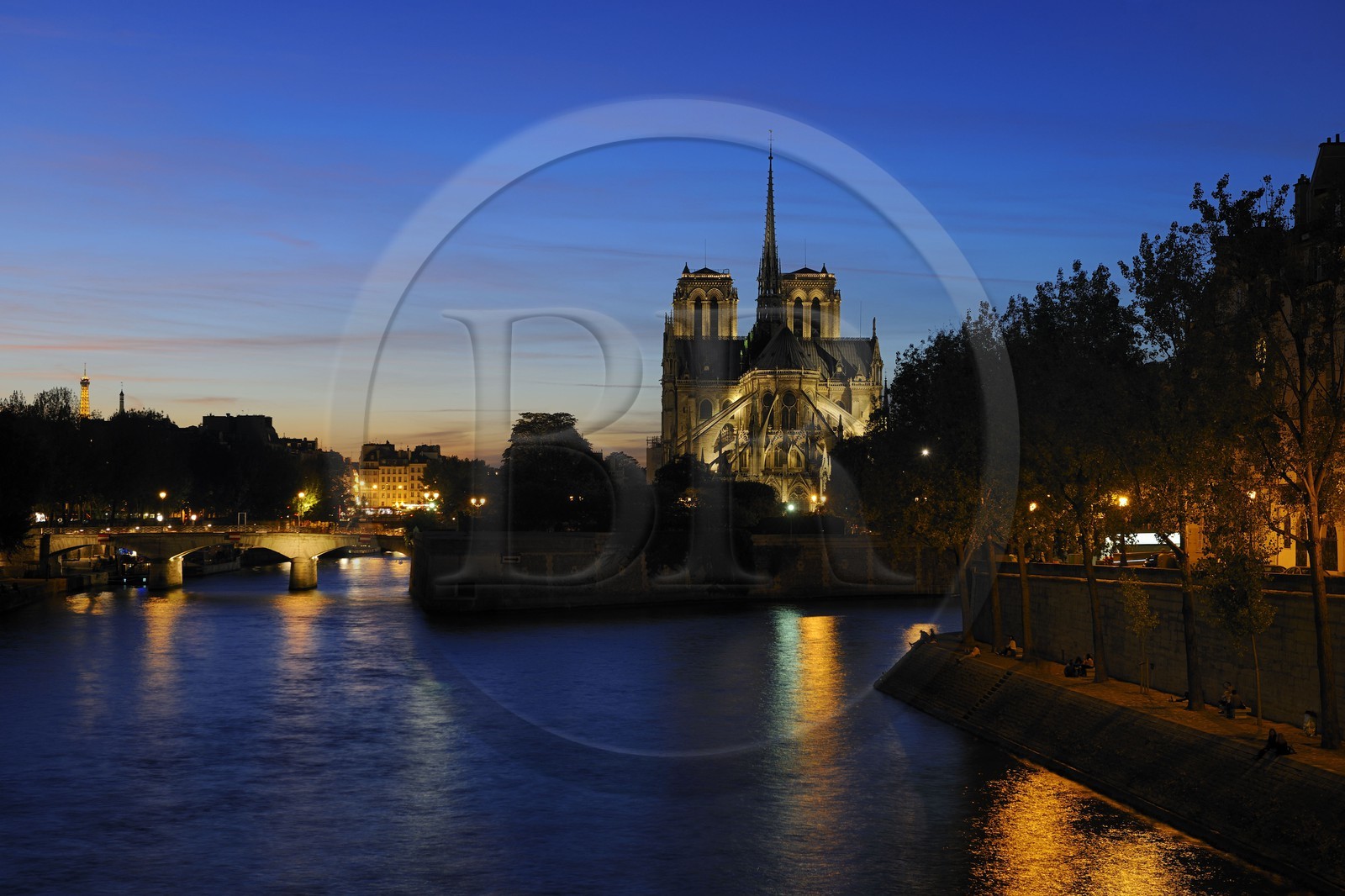 France, Paris, the Seine river banks listed as World Heritage by UNESCO, the Notre Dame Cathedral