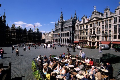 Belgique, Bruxelles, le centre historique, la Grand Place classée Patrimoine Mondial de l'UNESCO, la Maison du Roi