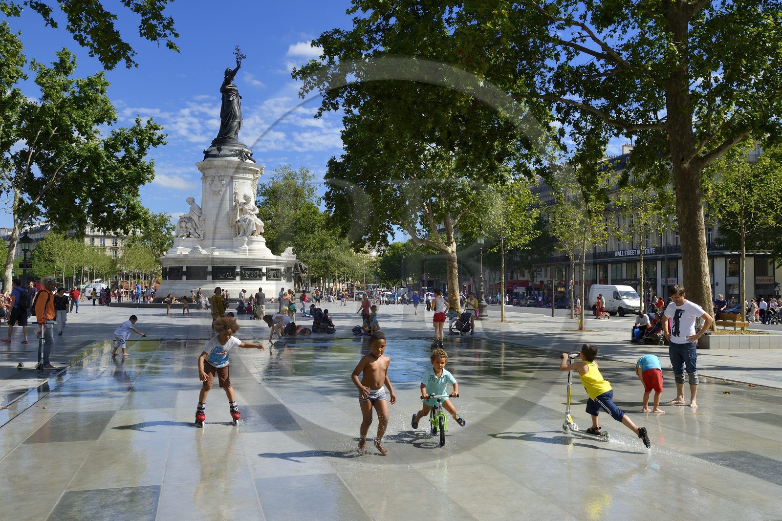 France, Paris (75), place de la République