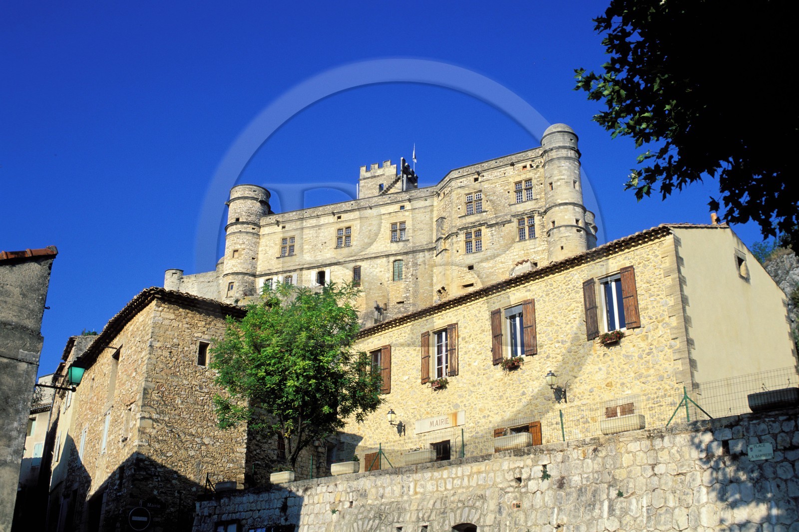 France, Vaucluse, Le Barroux, 16th century castle (Comtat Venaissin)
