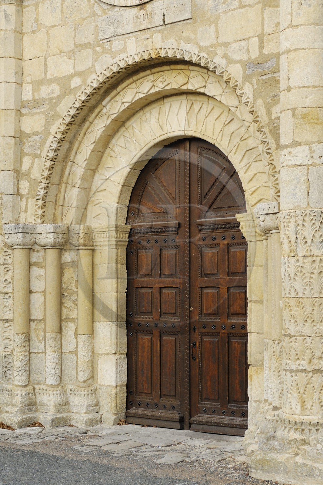 France, Charente-Maritime (17), Ile d'Oléron, l'église de Saint-Denis-d'Oléron