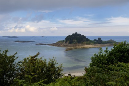 France, Finistere, Morlaix bay, Terenez, Sterec island