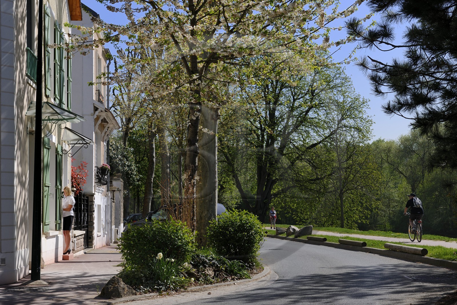 France, Val-de-Marne (94), les bords de Marne, Saint-Maur-des-Fossés, la Promenade des Anglais