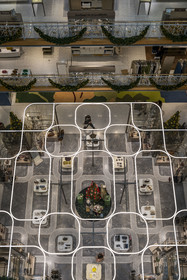 France, Paris (75), le grand magasin de La Samaritaine pendant les fêtes de Noël