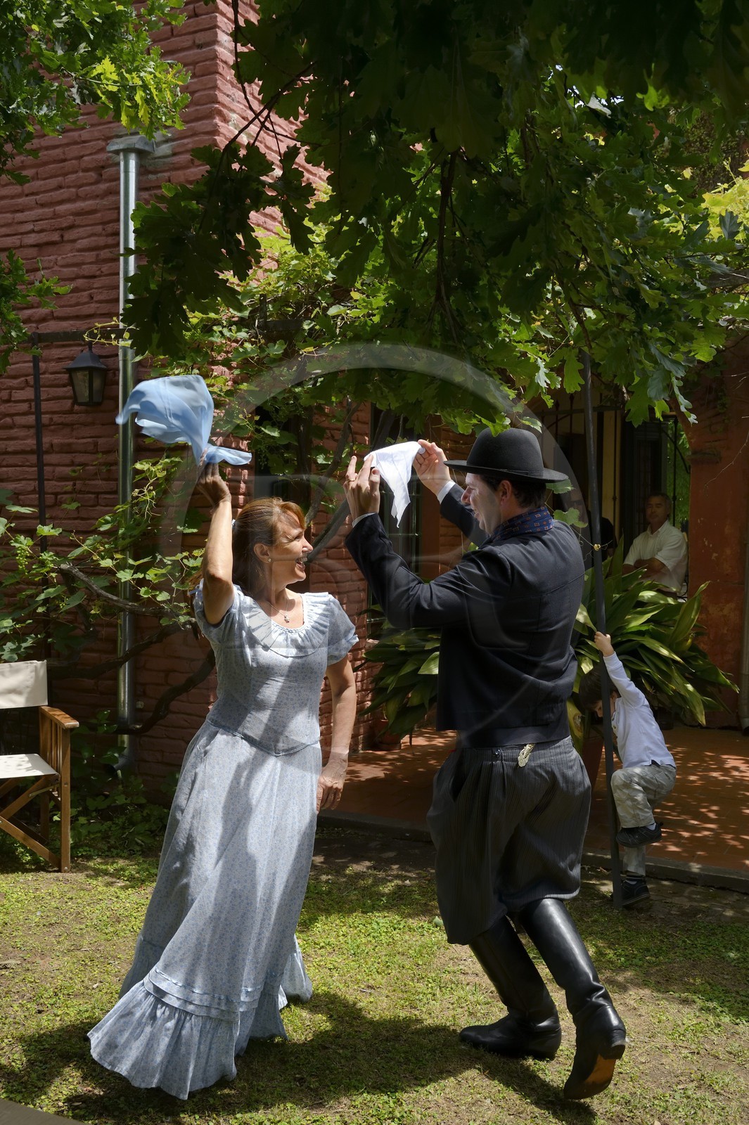 Argentina, Buenos Aires Province, San Antonio de Areco, Tradition Day festival (Dia de Tradicion), traditional dance of the gauchos