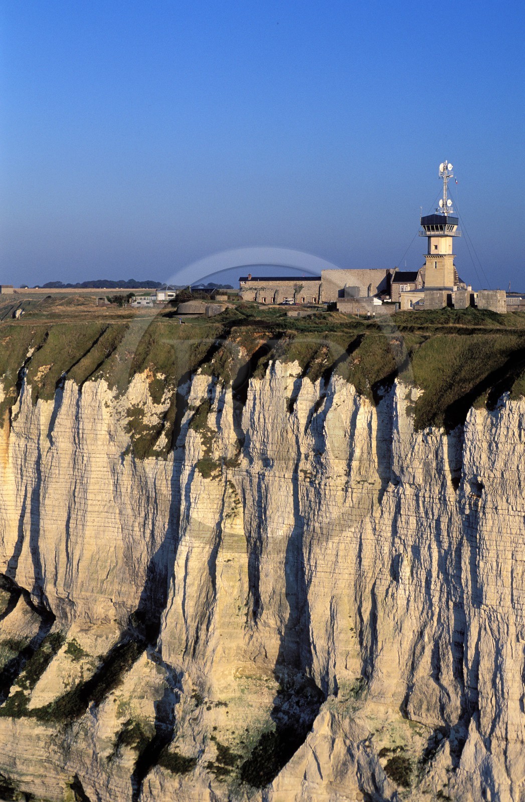 France, Seine-Maritime (76), la Côte d'Albâtre (vue aérienne)