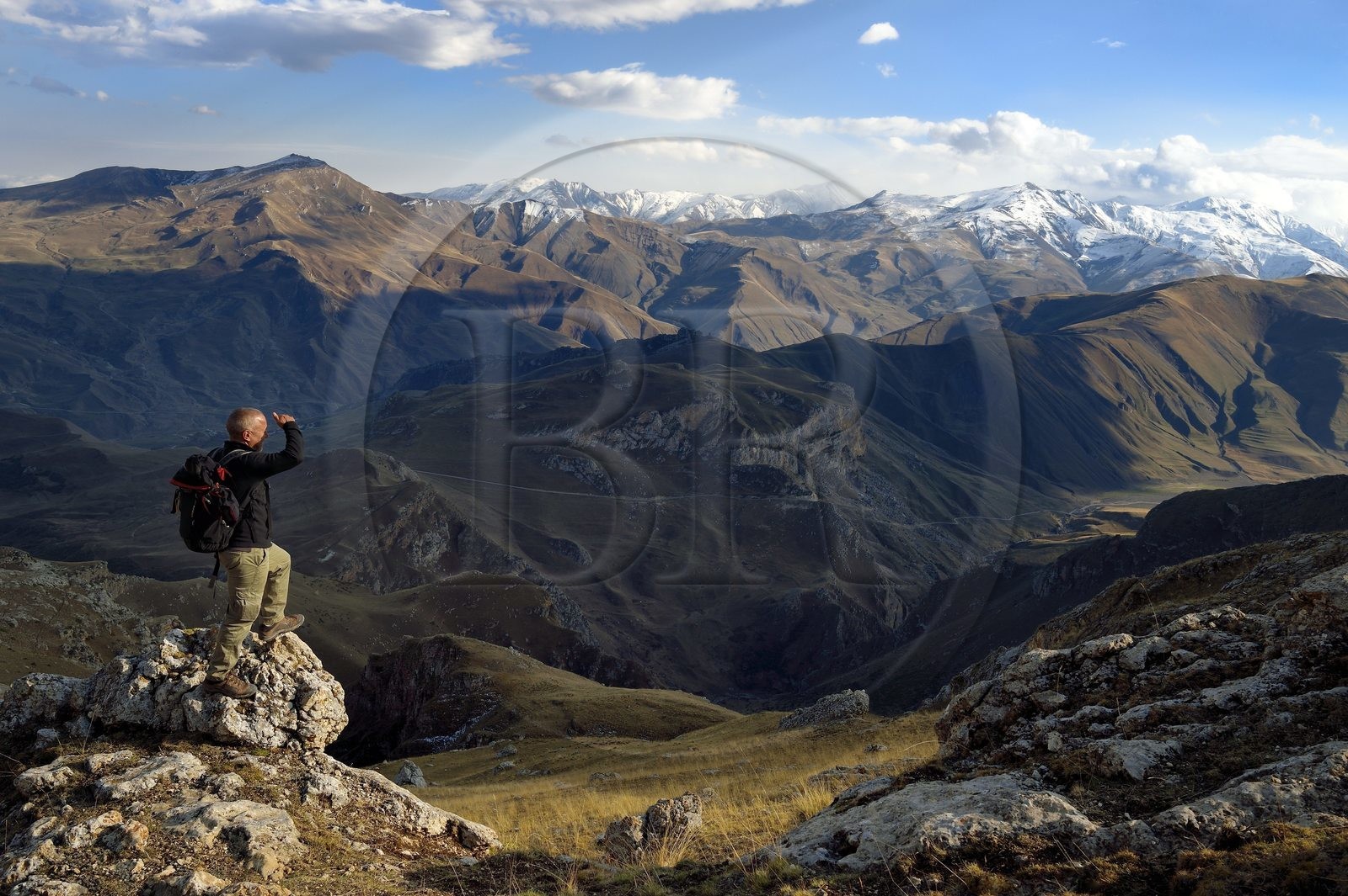 Azerbaïdjan, région de Quba (Guba), chaine de montagne du Grand Caucase, randonnée entre le village de Qalaxudat et de Giriz
