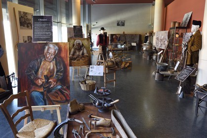 France, Corse du Sud, Sartene, corsican Museum of Prehistory and Archaeology, Art and popular traditions