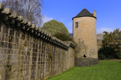 France, Finistère (29), Quimper, la tour Nevet dans les anciens remparts