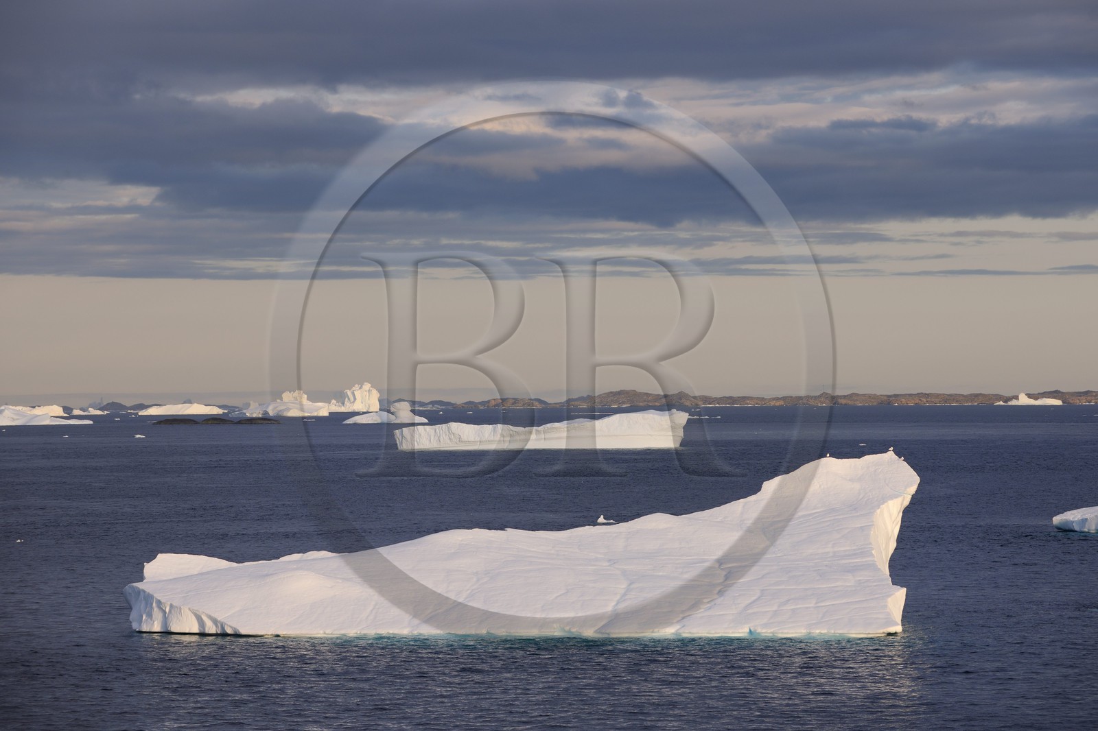 Groenland, région méridionale vers Nanortalik, iceberg