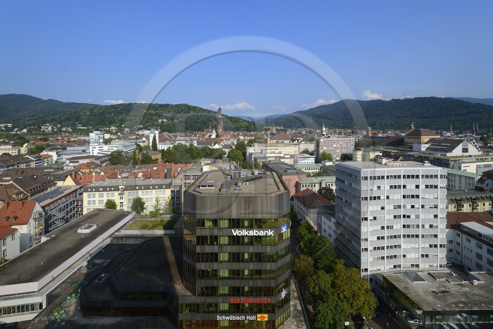 Allemagne, Bade-Wurtemberg, Fribourg en Brisgau au pied de la Forêt Noire