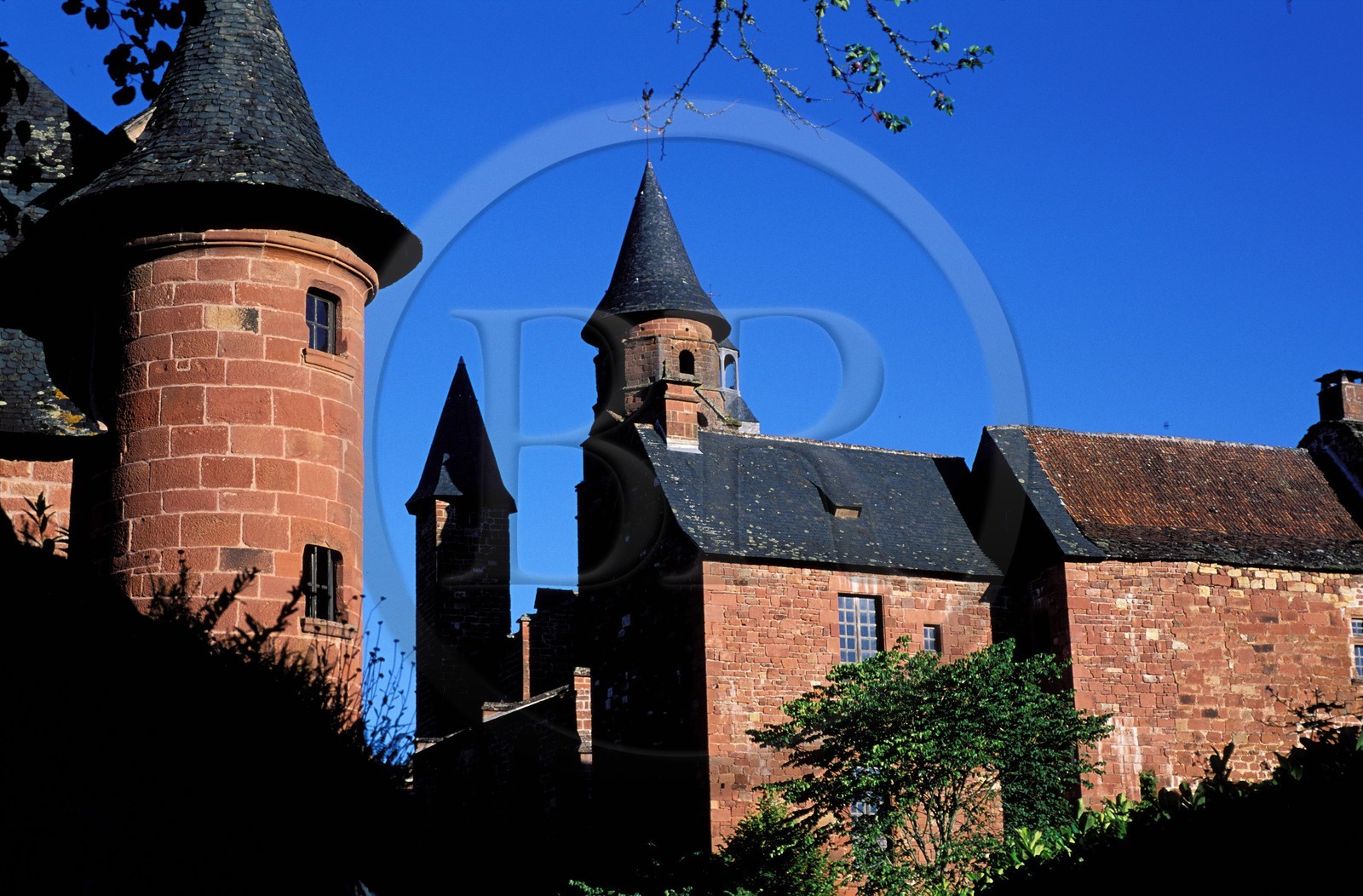 France, Corrèze (19), Collonges-la-Rouge, labellisé Les Plus Beaux Villages de France