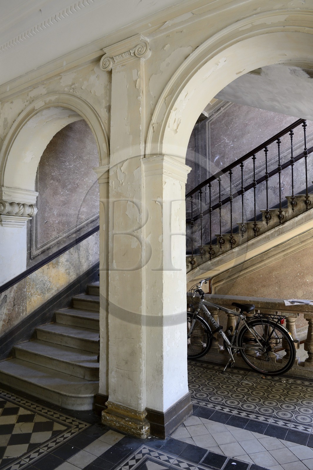 France, Corse-du-Sud (2A), Ajaccio, quartier dit des étrangers, ancien Cyrnos Palace sur le cours du Général-Leclerc