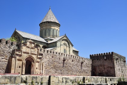 Georgia, Mtskheta Mtianeti region, Mtskheta, Svetitskhoveli cathedral, listed as World Heritage by UNESCO