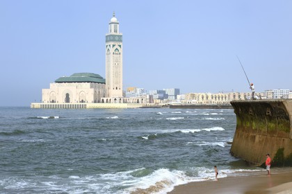 Morocco, Casablanca, Grand Hassan II Mosque