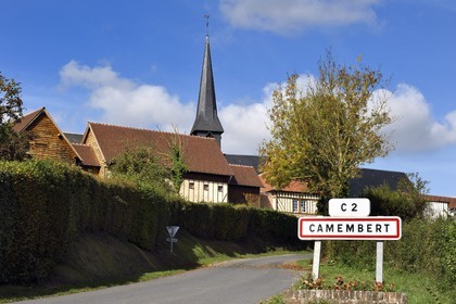 France, Orne (61), Pays d'Auge, village de Camembert