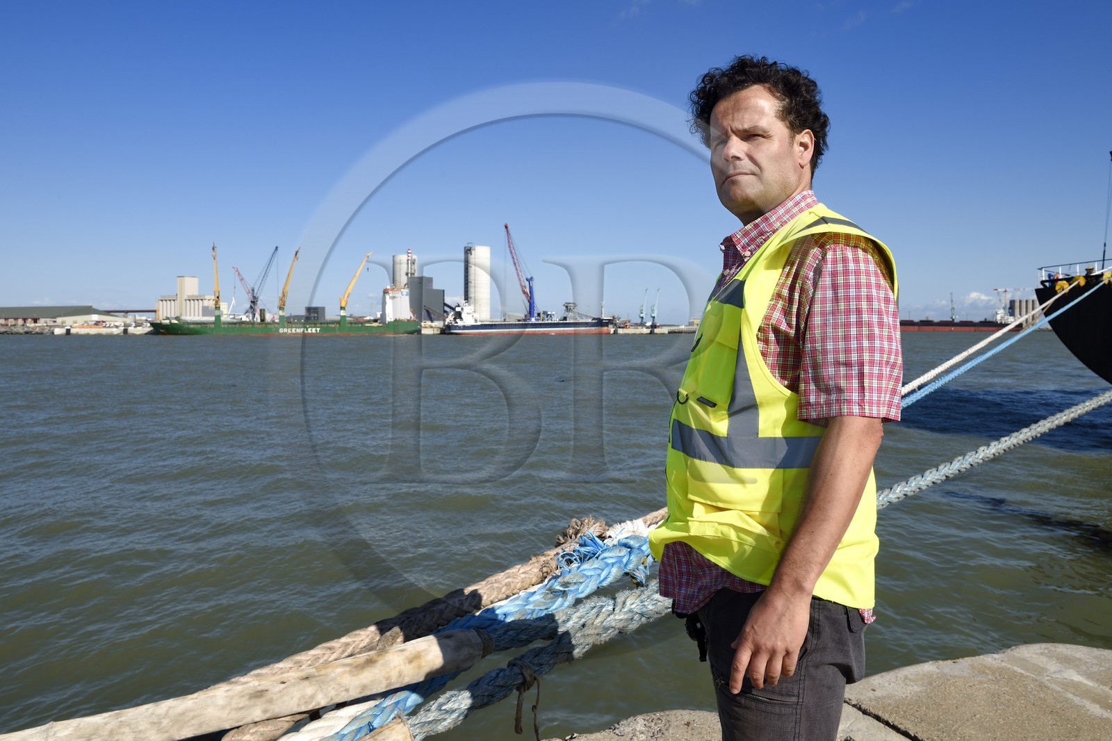 France, Charente-Maritime (17), La Rochelle, le Port Atlantique La Rochelle, port de commerce, quais dépendant de la société Sica Atlantique, Jean-Luc Renaudeau