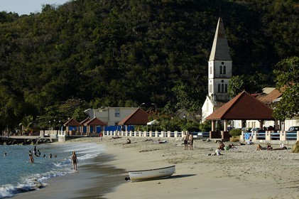 France, Martinique (French West Indies), Les Anses d' Arlet, beach on the South West coast
