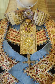 France, Finistère (29), Quimper, le musée départemental breton, costume du pays de Quimper