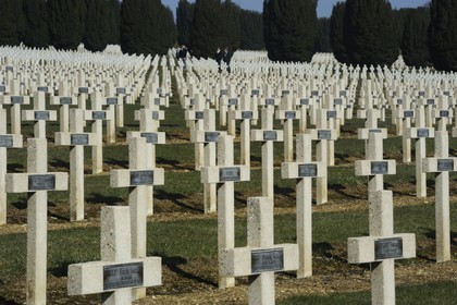 France, Meuse (55), Douaumont, bataille de Verdun, ossuaire de Douaumont, nécropole nationale