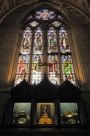 France, Paris (75), île de la Cité, la cathédrale Notre-Dame-de-Paris, la sacristie du chapitre et salle du Trésor