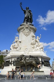 France, Paris (75), place de la République