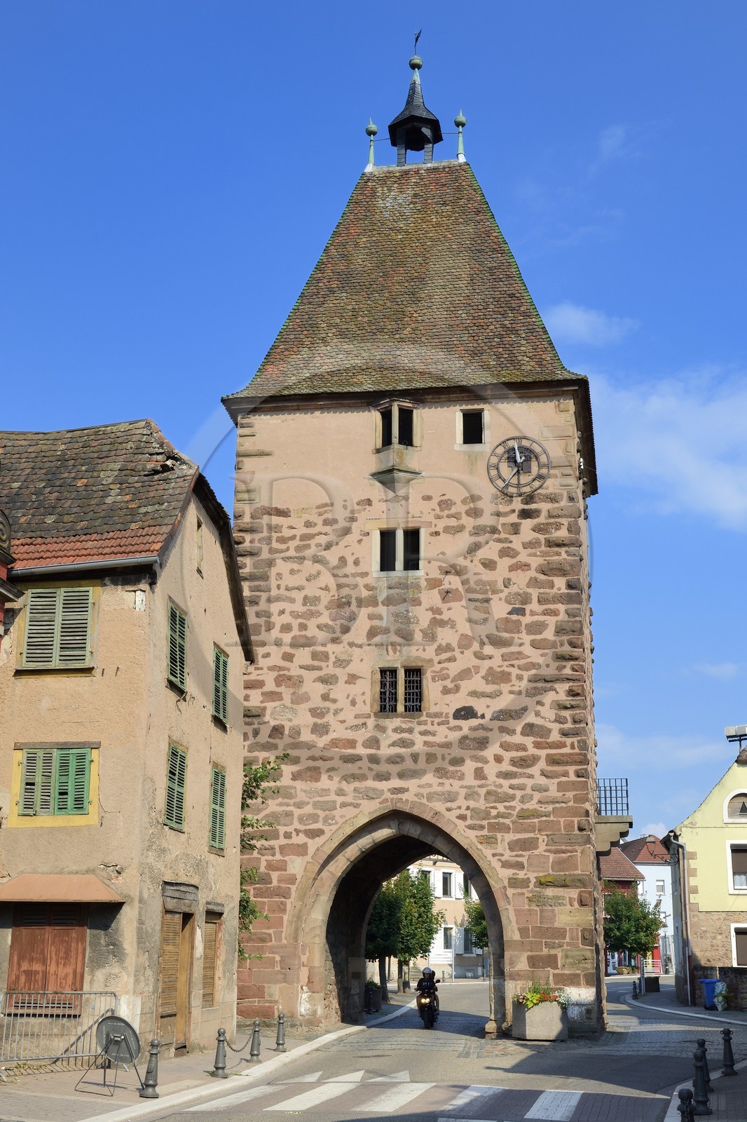 France, Bas-Rhin (67), Mutzig, la Porte de Strasbourg
