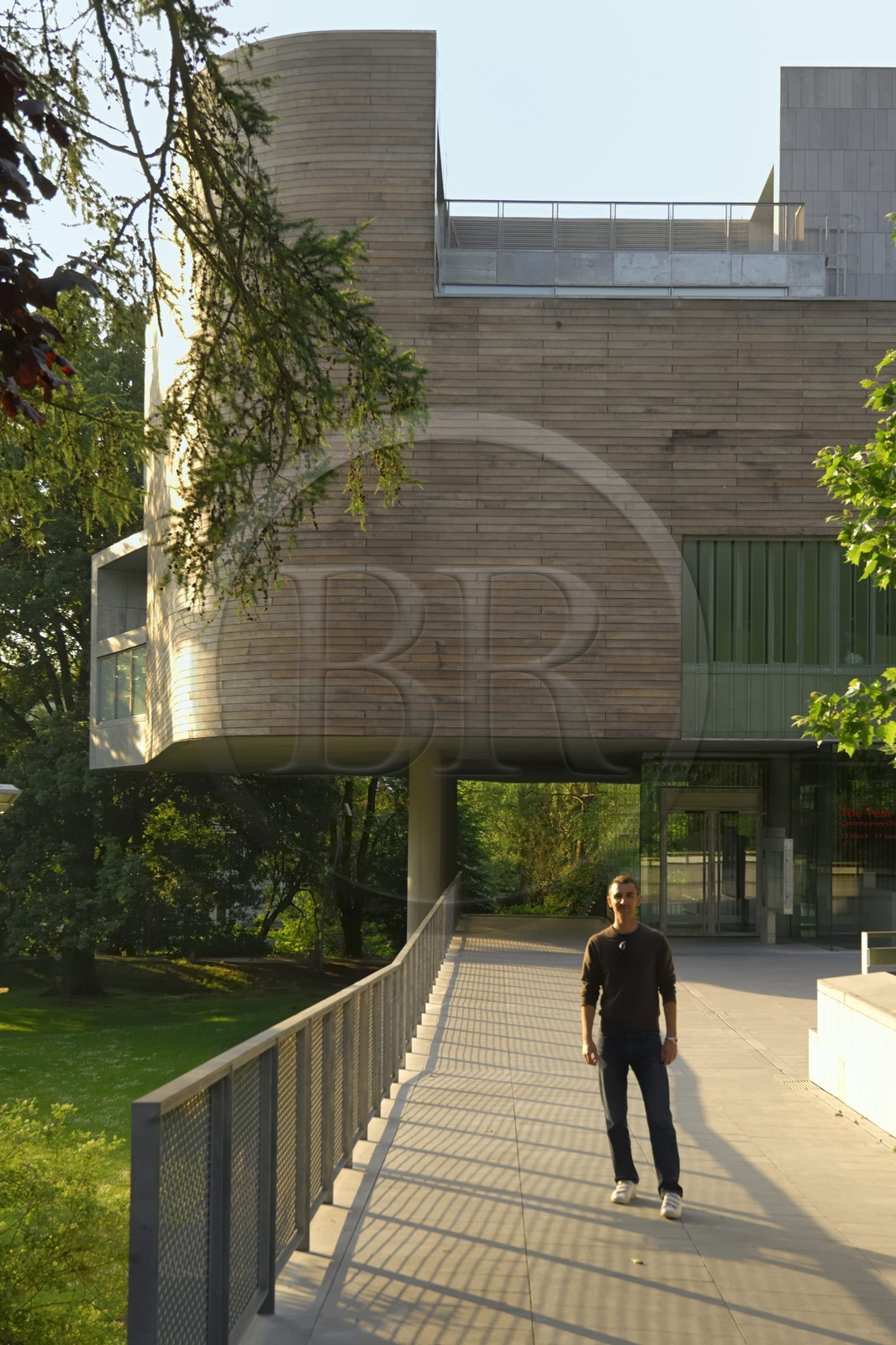 Irlande, Cork, University College Cork, la Glucksman Gallery (art contemporain) par les architectes O'Donnell & Tuomey