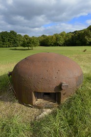 France, Moselle, Veckring, Maginot Line, Hackenberg Fortress, armored cloche