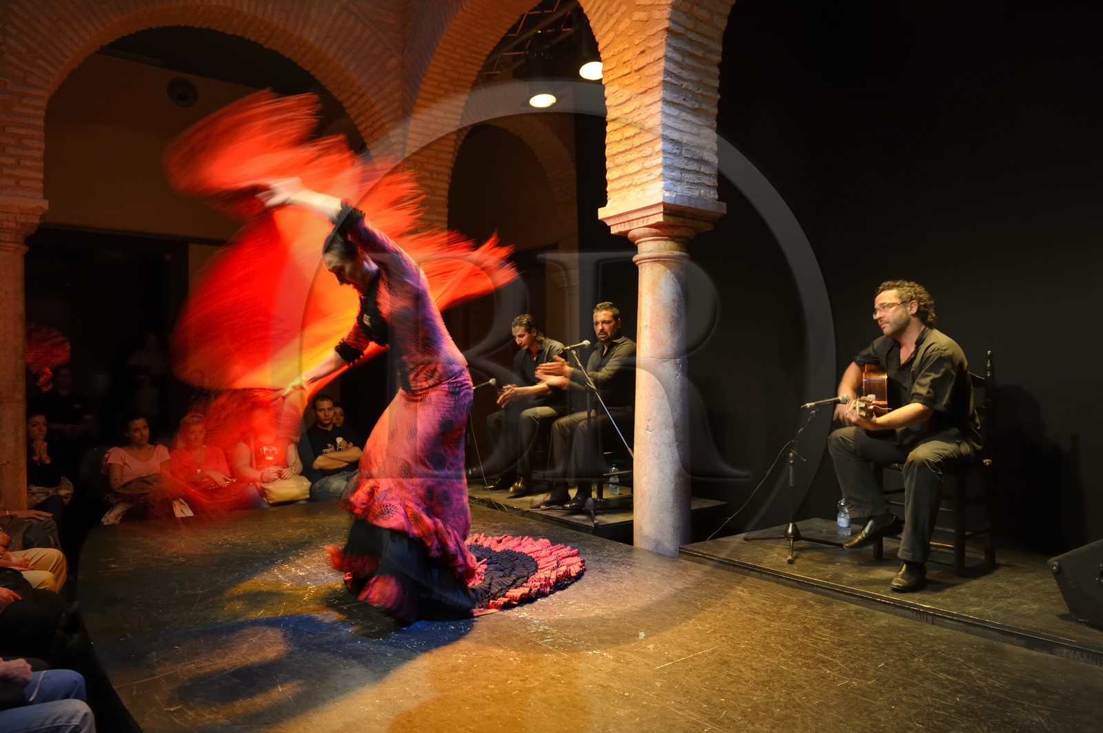 Espagne, Andalousie, Séville, quartier de Santa Cruz, musée de la dance flamenco