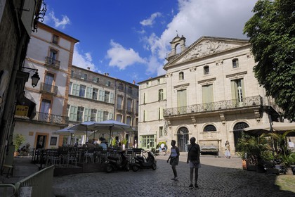 France, Hérault (34), Pézenas, ancien hôtel de ville dit maison consulaire actuellement maison des Métiers d'Art place Gambetta