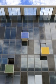 France, Rhône (69), Lyon, nouveau quartier de La Confluence au sud de la Presqu'île, siège régional de l’entreprise Eiffage
