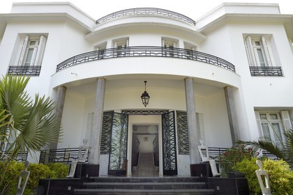 Morocco, Casablanca, Villa des Arts in Art Déco style built in 1934 on boulevard Brahim Roudani