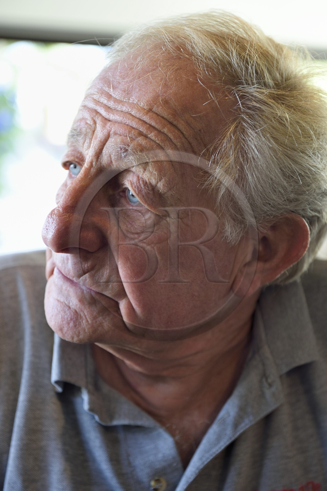 France, Var (83), Iles d'Hyères, parc national de Port Cros, Ile de Porquerolles, Bernard Samuel dit Sam le pêcheur