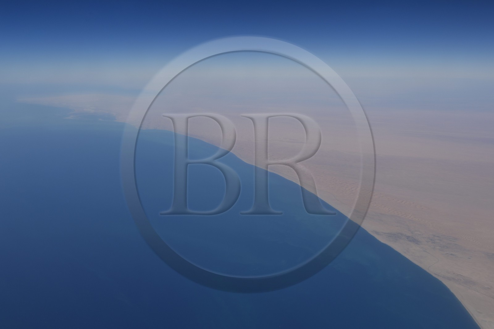 Sultanate of Oman, north west Coast (aerial view)