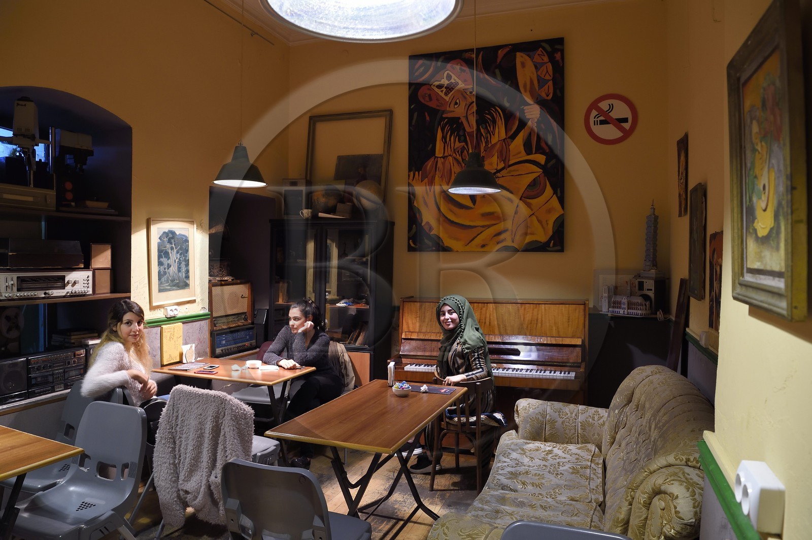 Azerbaïdjan, Bakou, Old School Café