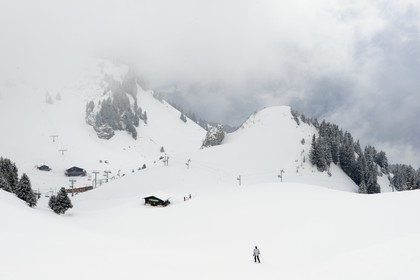 Switzerland, Canton of Vaud, Villars sur Ollon - Gryon ski area